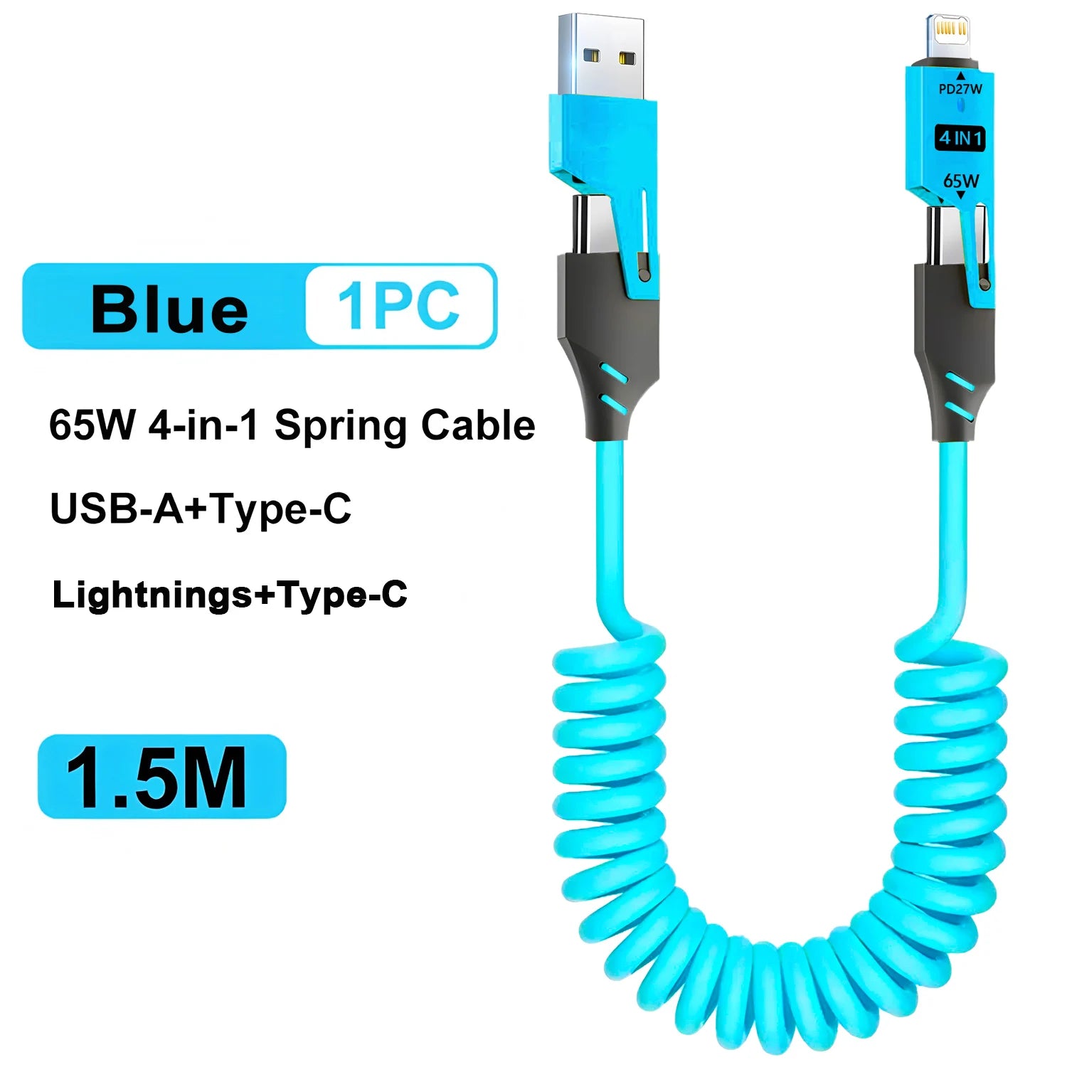65W  USB Type C Spring