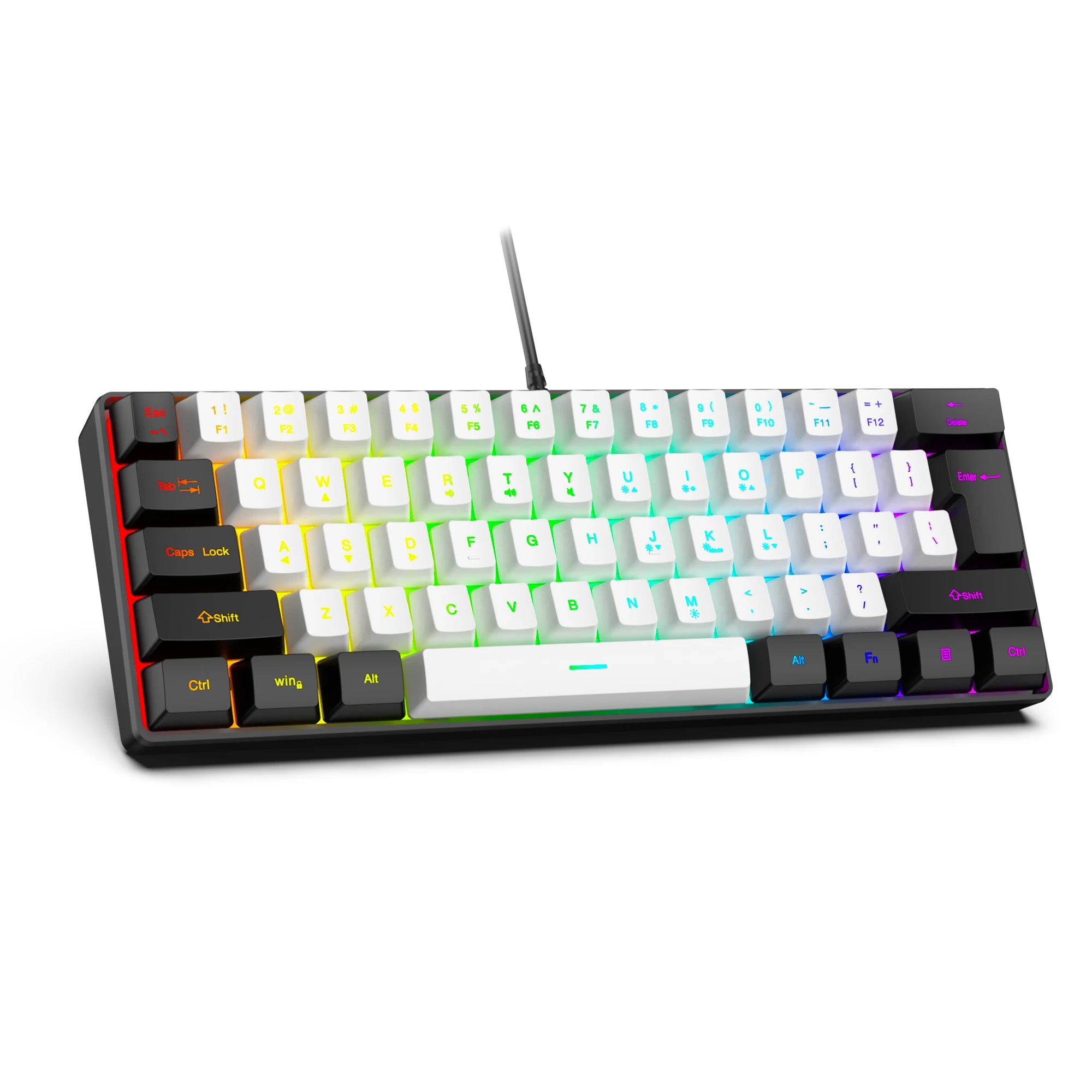 Compact RGB Gaming Keyboard Set
