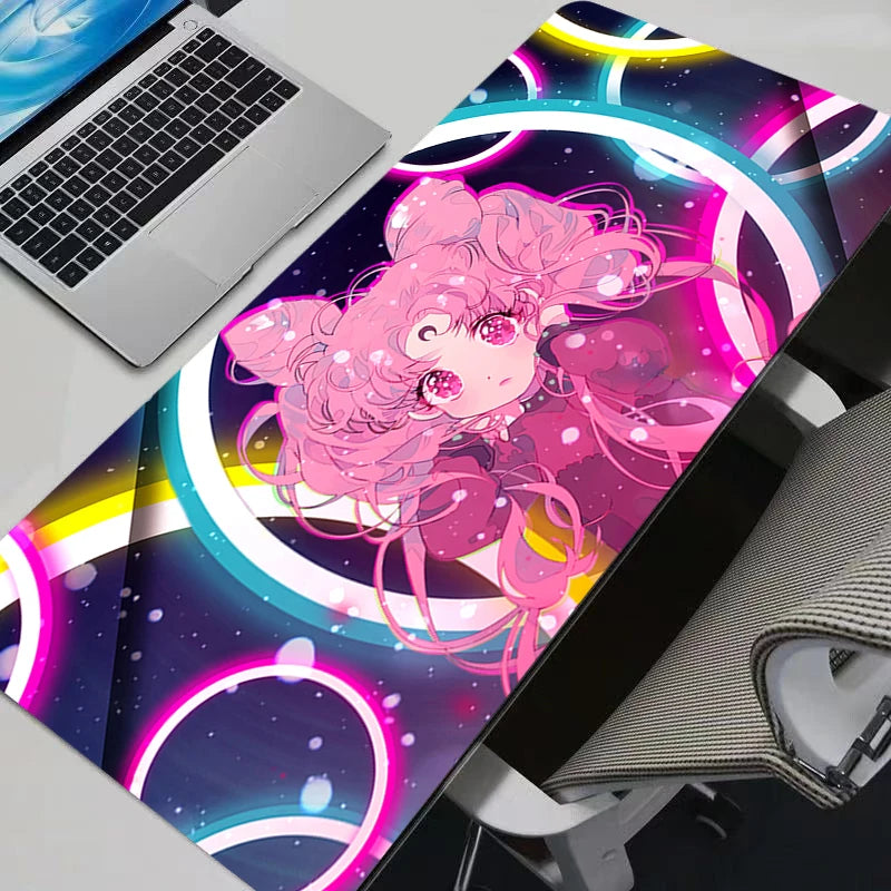 Mouse Pads Anime Mouse Pad Gamer Keyboard Mousepad Pc Computer Soft rubber Desk Mat Gaming Pad Non-slip S-sailor Moon Mouse Mat