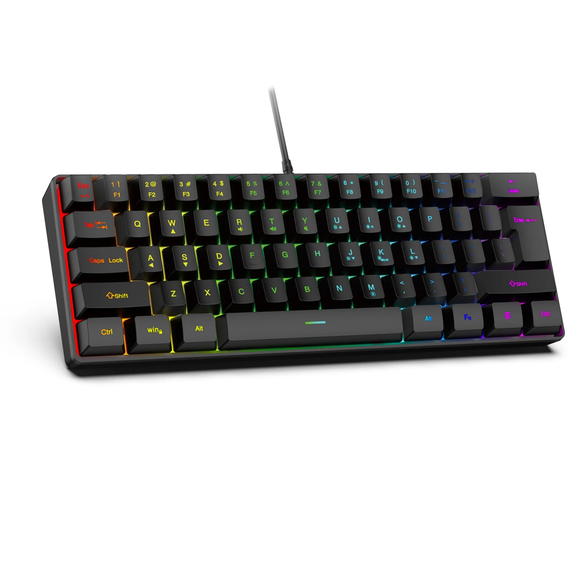 Compact RGB Gaming Keyboard Set