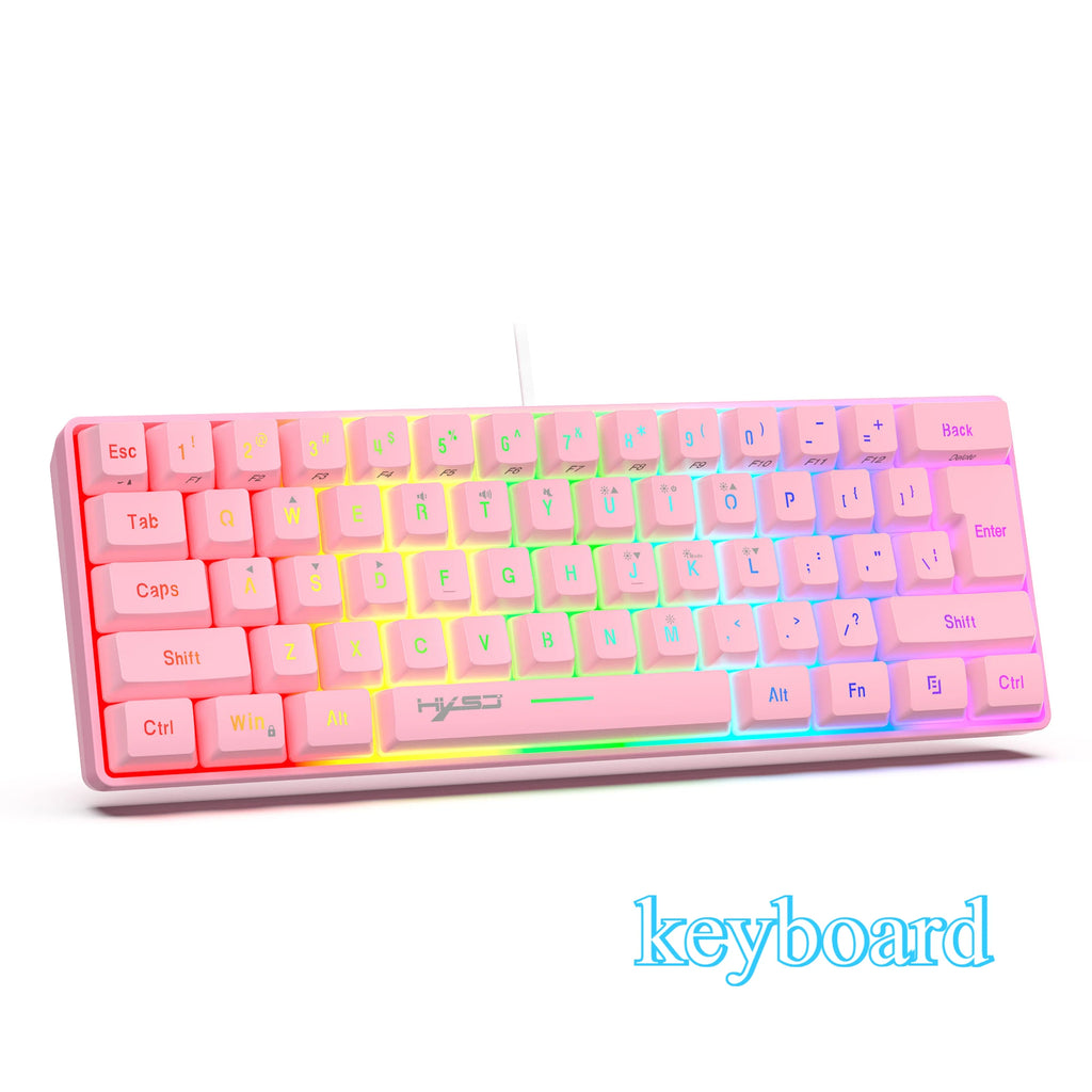 Keyboard and mouse teclados kit gamer keyboards combos 60%PC teclado e branco clavier souris gaming deofertas maus und tastatur