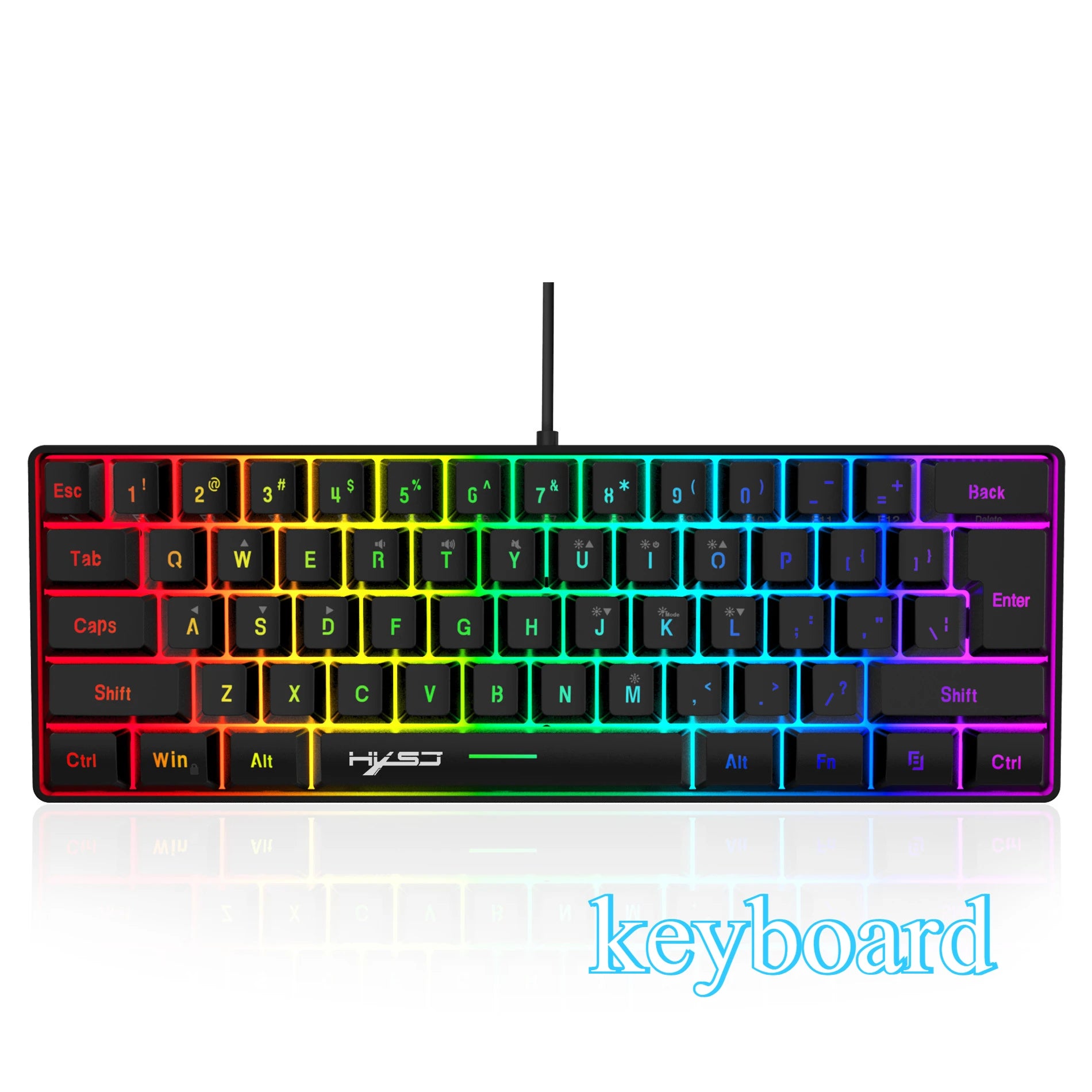 Keyboard and mouse teclados kit gamer keyboards combos 60%PC teclado e branco clavier souris gaming deofertas maus und tastatur