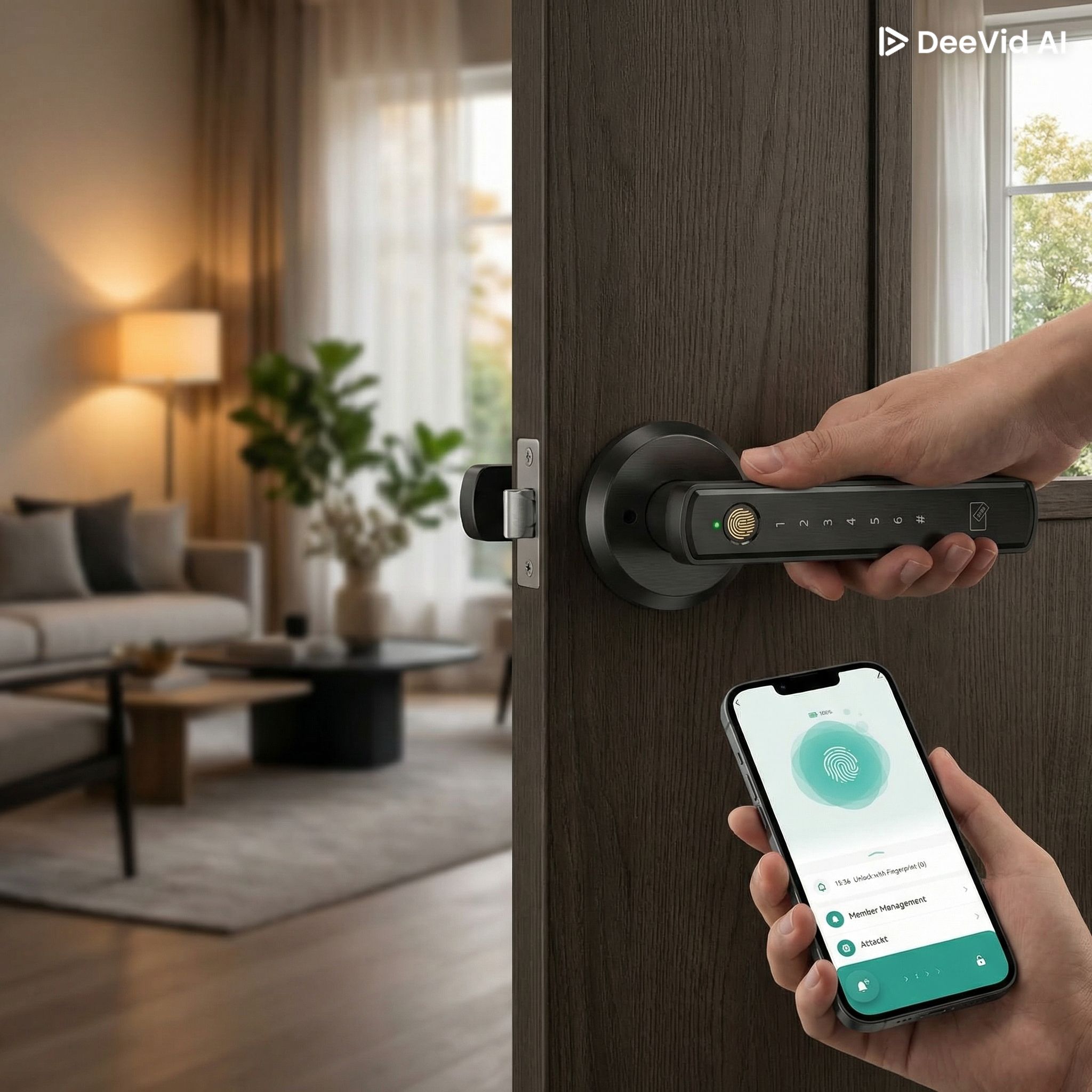 Smart Lock Fingerprint Door